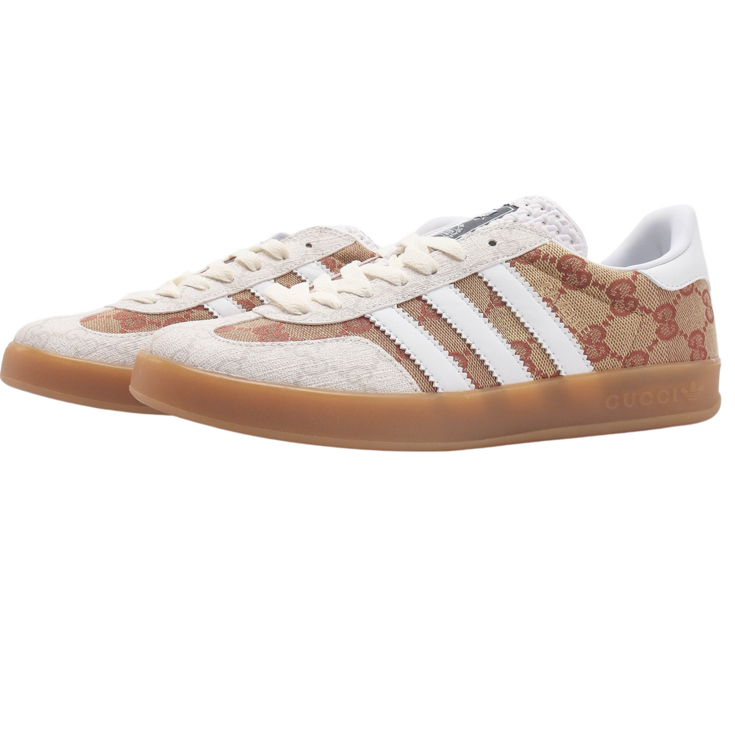 Luxury Collab Sneaker White Brown