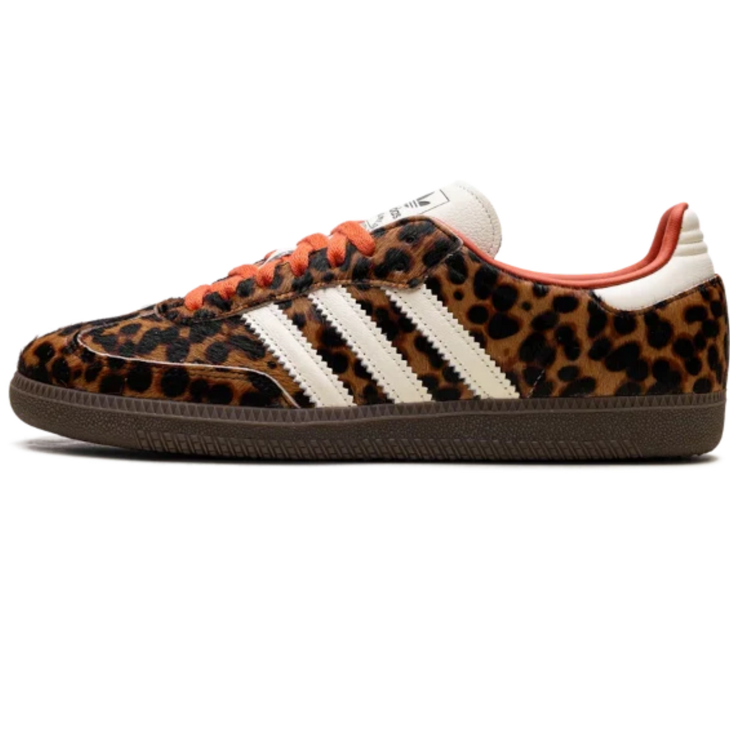 Red & Leopard Retro-Inspired Trainers