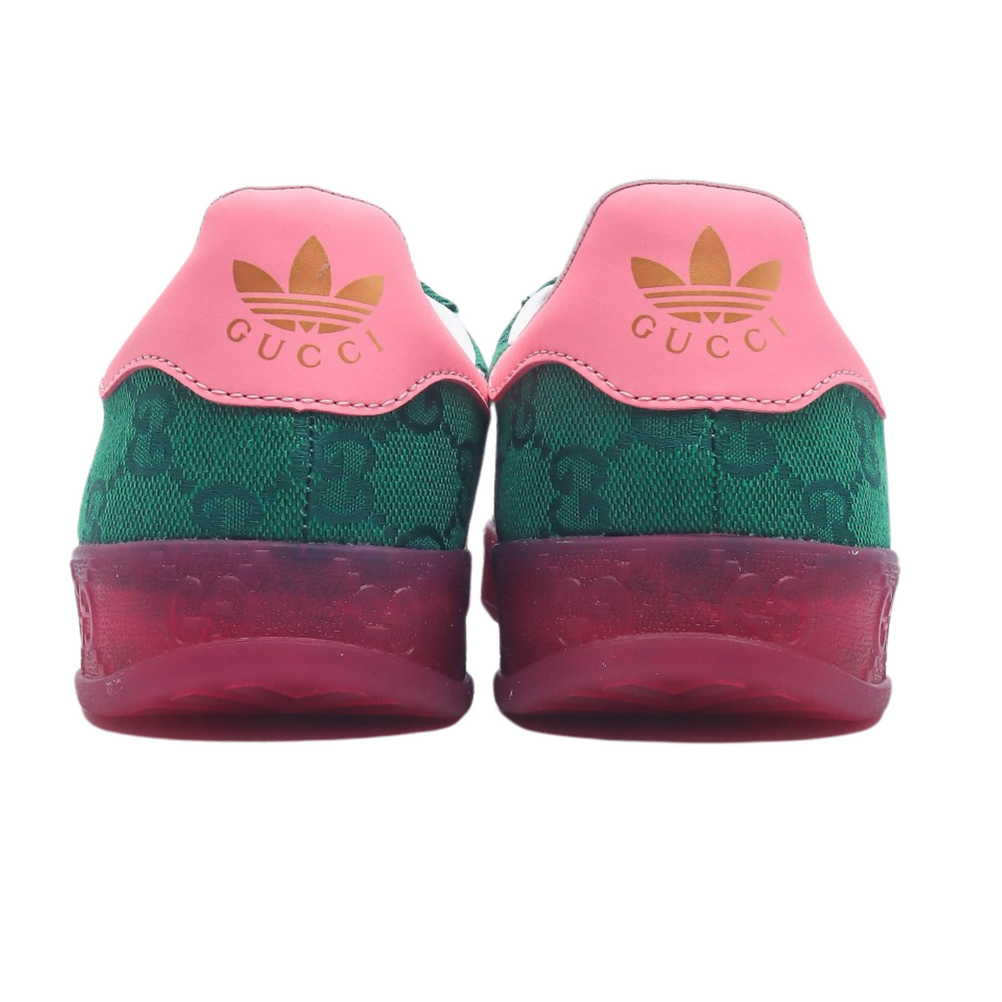 Luxury collab sneaker green/pink