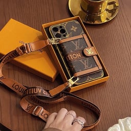 PREMIUM LV NEW VERSION 2.0: IPHONE LEATHER WALLET CASE