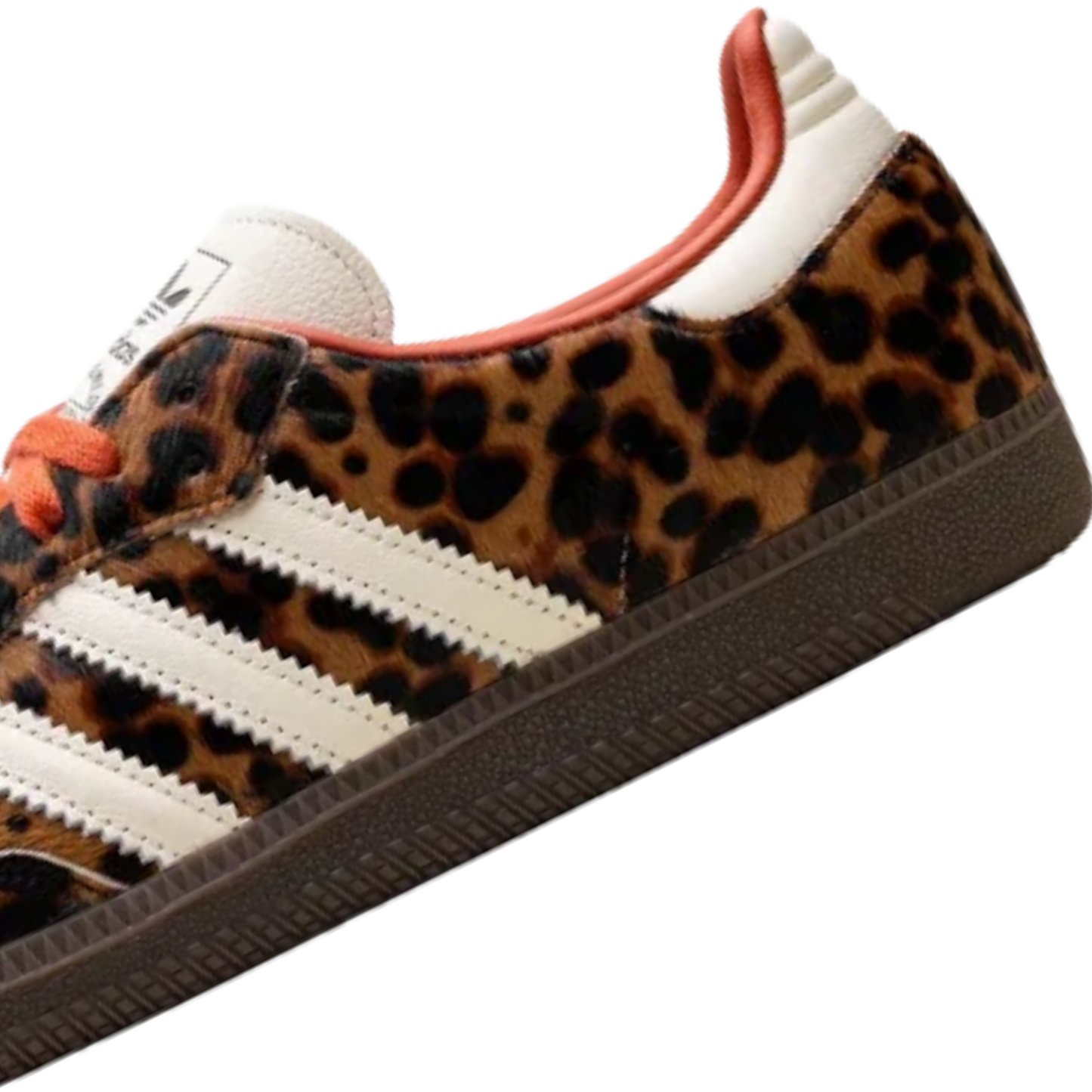 Red & Leopard Retro-Inspired Trainers