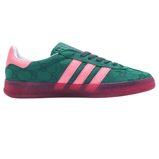 Luxury collab sneaker green/pink