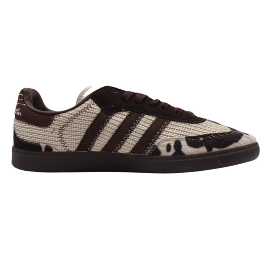 Cow Print Retro Leather Sneakers