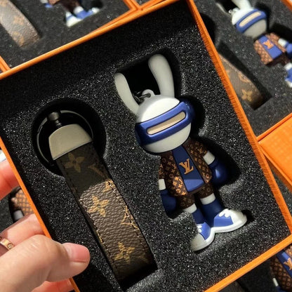 Stylish LV x Rabbit Keychain
