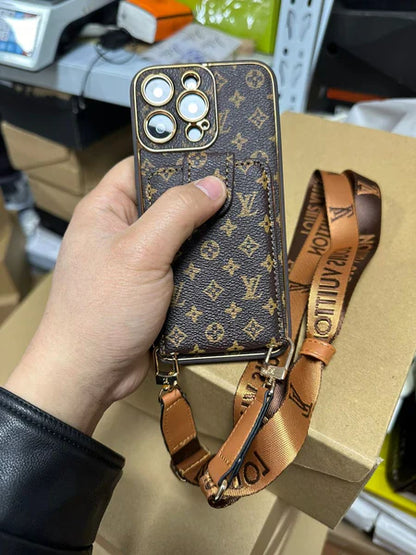 Luxury LV Series 2.0: Multi-Function iPhone Wallet Case