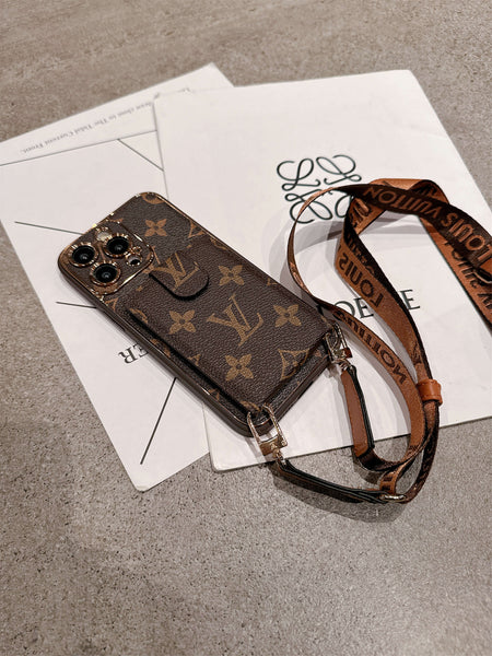 Luxury LV Series 2.0: Multi-Function iPhone Wallet Case