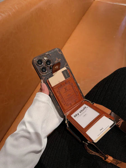 Luxury LV Series 2.0: Multi-Function iPhone Wallet Case