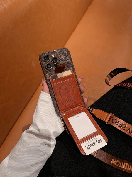 Luxury LV Series 2.0: Multi-Function iPhone Wallet Case